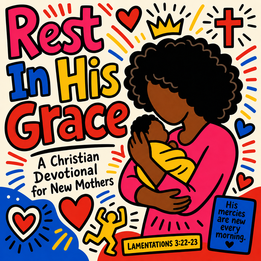 Rest In His Grace: A Christian Devotional for New Mothers book cover